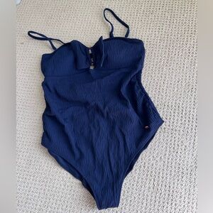 Cache Coeur Bow One-Piece Maternity Swimsuit